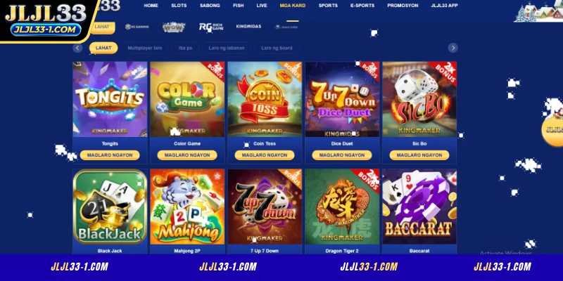 Ang Atraksyon ng Mga Larong Kard JLJL33 sa Pilipinas