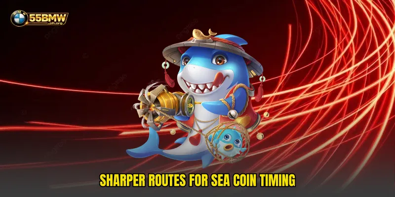 Sharper routes for sea coin timing